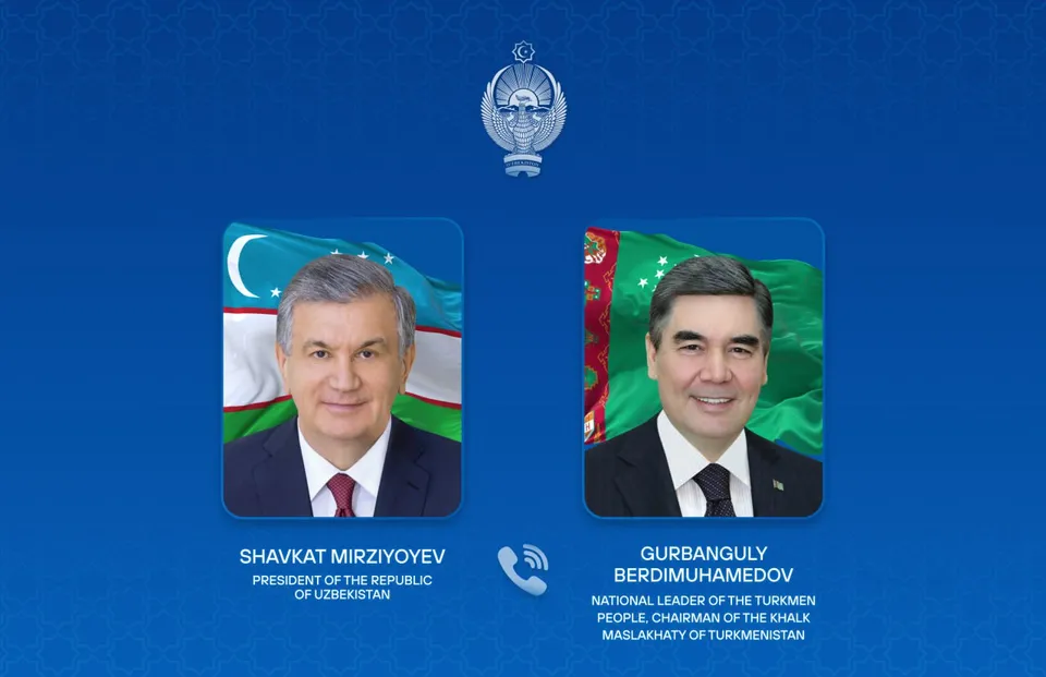 Leaders of Uzbekistan and Turkmenistan hold phone conversation