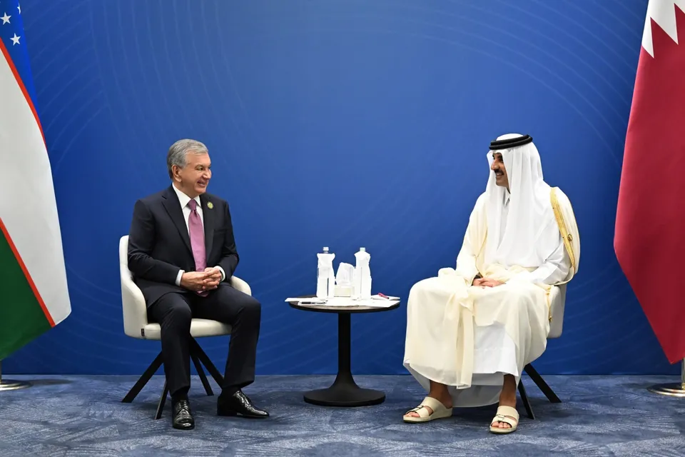 Bokuda Oʻzbekiston va Qatar yetakchilarining uchrashuvi boʻlib oʻtdi