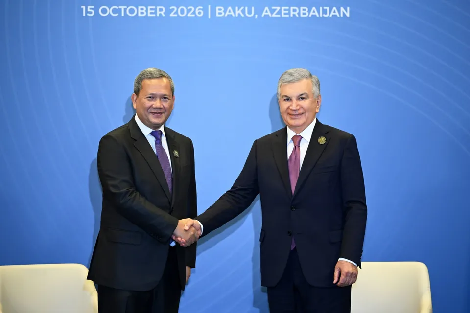 Oʻzbekiston yetakchisi Kambodja Bosh vaziri bilan uchrashdi