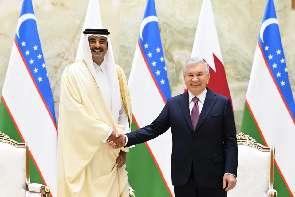 Oʻzbekiston Prezidenti Qatar Amiri bilan uchrashuv oʻtkazdi